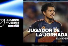 Golpe por golpe, Evander es el Jugador de la Jornada 25 de MLS