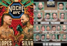 Dnde ver UFC Fight Night Lopes vs Silva: Horario, cartelera y bolsa