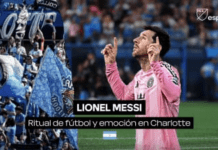 Messi propone un nuevo ritual, ahora en Charlotte