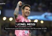 Todos los partidos que jugará Lionel Messi antes del Mundial 2026
