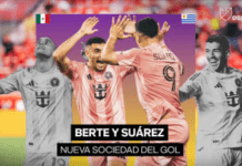 Suárez y Berterame, juntos también funcionan en Inter Miami