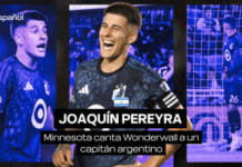 A Joaquín Pereyra la cinta de capitán le queda bien en Minnesota United
